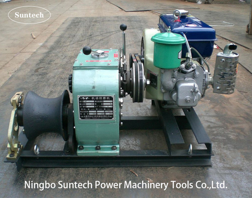 Penarik Winch Kabel Ringan 1 Ton 10KN Gaya Tarik Kinerja Tinggi