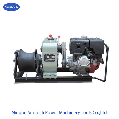 Kapasitas 50KN Cable Winch Puller 5 Ton Fast Speed ​​Diesel Wire Rope Winch