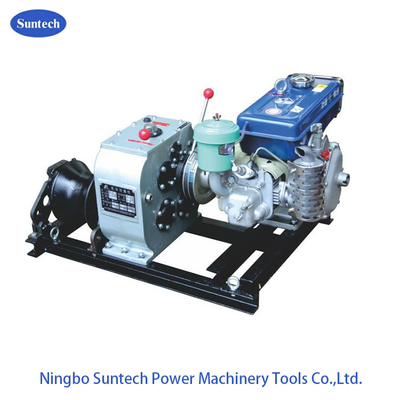 Mesin Tarik Kabel Winch Bensin Kecil Mesin Gas Bertenaga 5 Ton Honda/Yamaha