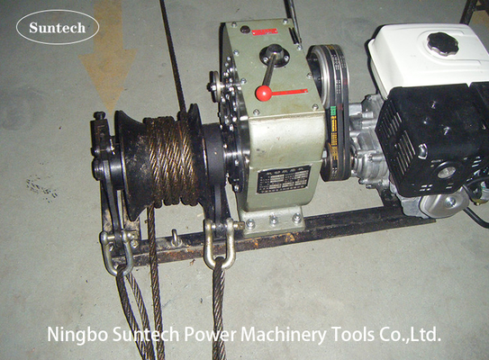 Power Line Konstruksi Penarik Kabel Winch Tangan / Penarik Kawat Kecil Presisi Tinggi