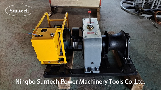 JJM5-D 5 Ton Cable Winch Puller Electric Hoisting Digunakan Dalam Transmisi Daya