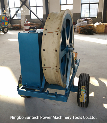 OPGW Stringing 7.5kN Hydraulic Cable Tensioner Dengan 1100mm Tension Wheel