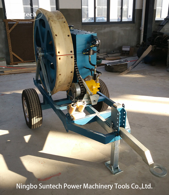OPGW Stringing 7.5kN Hydraulic Cable Tensioner Dengan 1100mm Tension Wheel
