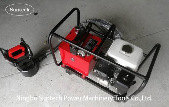 Kompresor Kepala Hidrolik Crimping 100T Dengan Pompa Bensin Honda 80mpa