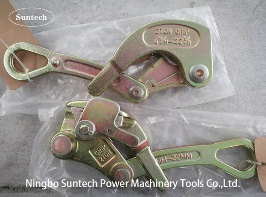 3 Ton Metal Cable Gland Clamp / Self Gripping Come Along Clamp