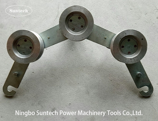 SHL75D Hook Ground Block Cable Pulling Pulley Untuk Konduktor / Tali Kawat Baja