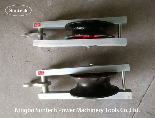 Blok Merangkai Konduktor Sheave Baja Tunggal 916mm 300KN