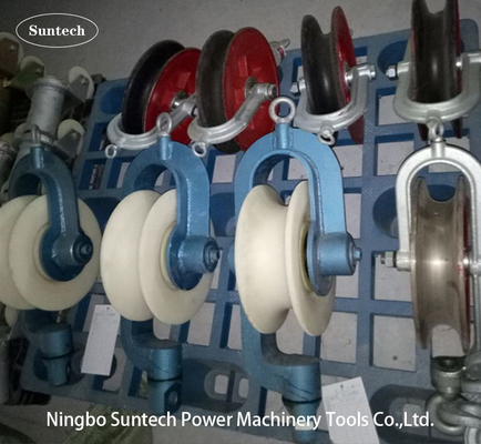 Overhead Line Round Belt Tahan Kawat Kabel Katrol Merangkai Blok