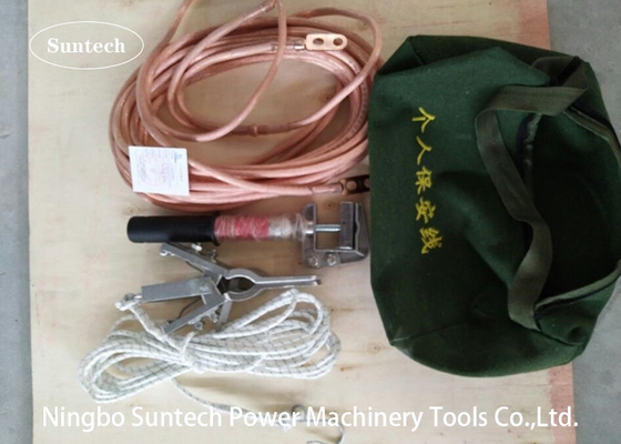 Tiga fase 25mm Plug Konstruksi Earth Wire Personal Grounding Wire Safety Tools