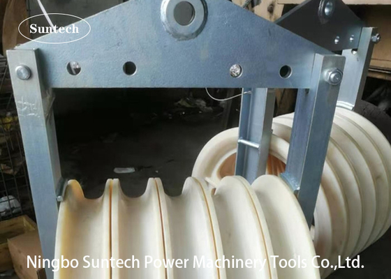 1040x125mm 50KN Overhead Line Conductor Merangkai Blok Katrol