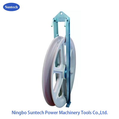 60kN Single Nylon Wheel Konduktor Merangkai Blok Katrol
