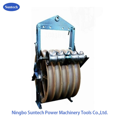 Pekerjaan Konstruksi Stringing Power Conductor Kabel Pulley Block