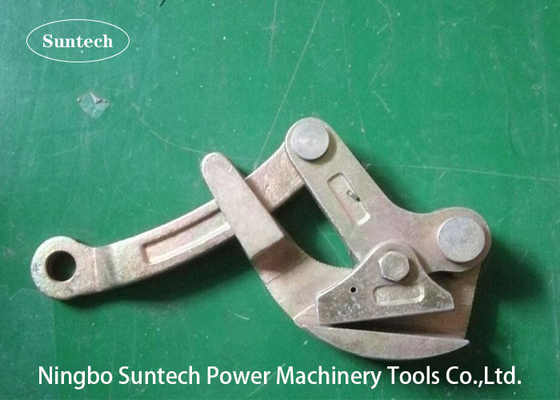 10KN Single Cam Wire Cable Clamp / Alat Gripper Kawat Bumi Untuk Strand Baja