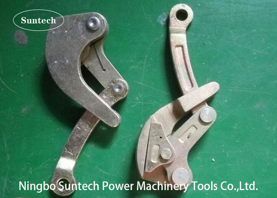 10KN Single Cam Wire Cable Clamp / Alat Gripper Kawat Bumi Untuk Strand Baja