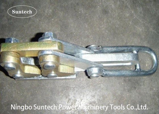 SKDS / 10 KN Dual Cam Earth Steel Cable Gripper 50GJ Steel Strand Tools