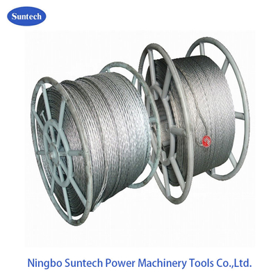 Hexagon Galvanized Cable Pulling Device Anti Twist Wire Rope Wire Rope Dengan 6 Kotak