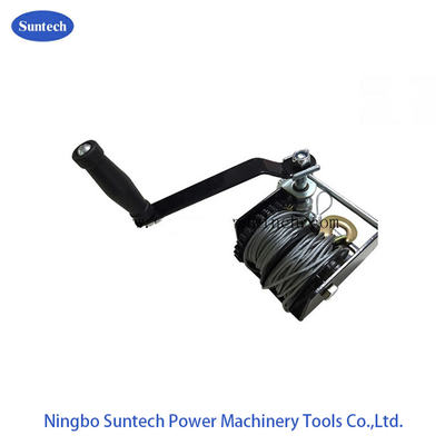 680kg Dua Kabel Worm Gear Manual Hand Crank Winch