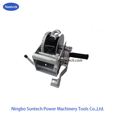 Tiga Kecepatan Dacromet Power 2200lbs Marine Hand Winch