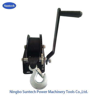 Winch Tangan Trailer 545kg Portabel ISO Dengan Rem