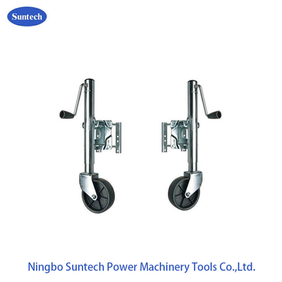 6″ Top Wind Clamp Pada Box Trailer Jack Jockey Wheel