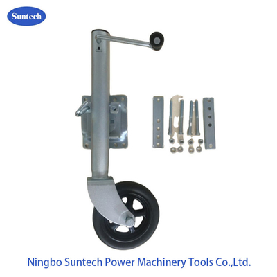 8" Single Wheel 1500 Lb Trailer Jack 10" Bepergian Dengan Pegangan Samping