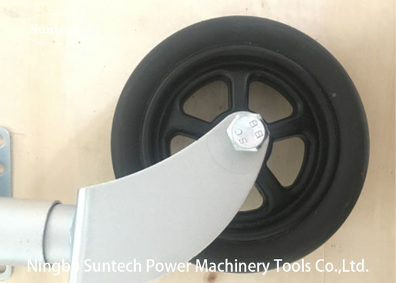 8" Single Wheel 1500 Lb Trailer Jack 10" Bepergian Dengan Pegangan Samping