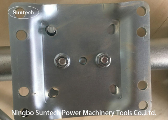 8" Single Wheel 1500 Lb Trailer Jack 10" Bepergian Dengan Pegangan Samping