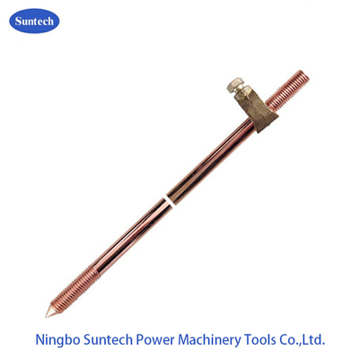 M16 Copper Clad Steel Earth Rod Untuk Saluran Listrik