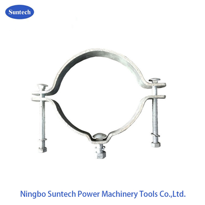 Carbon Steel Hot Dip Galvanized Pipe Clamp Untuk Tiang Listrik