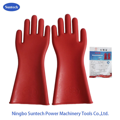 Sarung Tangan Listrik Straight Cuff Rubber Latex 35KV Isolasi