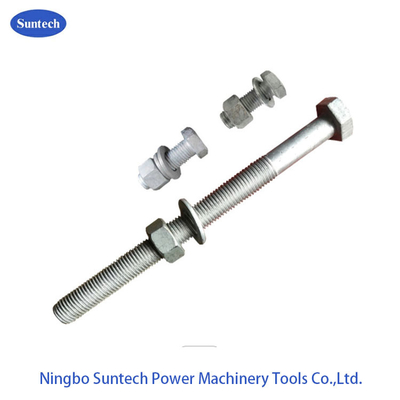 Baut Dan Mur Posting Baja Hex Splice Baja Galvanis