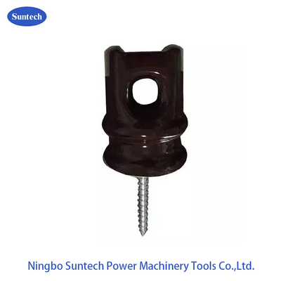 802 - 4 Insulator Porselen Pagar Listrik Berongga 0.4KV