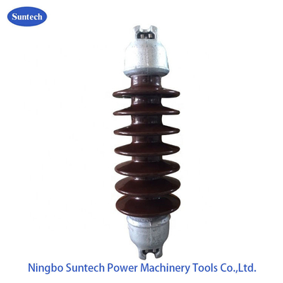 Isolator Saluran Transmisi Batang Panjang Isolator Porselen Listrik 70KN