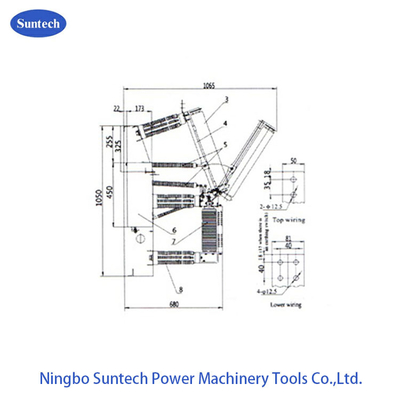 40.5KV Remote Control Saklar Pemutus Beban Vakum Dalam Ruangan