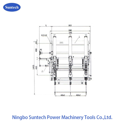 40.5KV Remote Control Saklar Pemutus Beban Vakum Dalam Ruangan