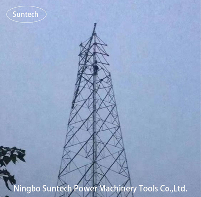 GR50 Self Supporting Tv Antena Towers Segitiga Baja Galvanis Mobile