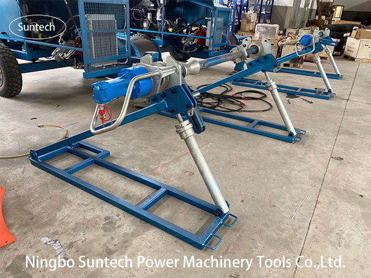 Pilot Wire Hydraulic Conductor Drum Stand untuk Alat Keamanan Konstruksi