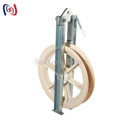 Jalur Transmisi 660 MC Nylon Sheave Conductor Stringing Blocks