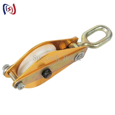 Aluminium Sheave Hositing Tackle Jalur Transmisi Merangkai Blok Katrol Aluminium