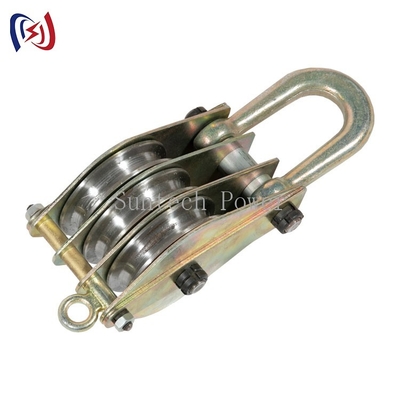 Alat-alat Erection Single Sheave Tower, Blok Pulley Baja Untuk Angkat / Angkat