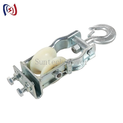 20KN MC Nylon Jalur Transmisi Konduktor Merangkai Katrol Blok