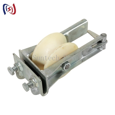SHCN-2 Cross Arm Mounted Blok Merangkai Konduktor Katrol Duduk Ke Langit