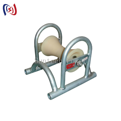 Roller Penarik Kabel Bawah Tanah Tahan Guncangan Dengan Nylon Aluminium Sheave
