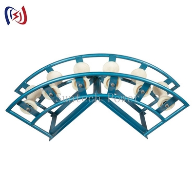 Telekomunikasi Kabel bawah tanah Pithead Roller Conductor Stringing Tools