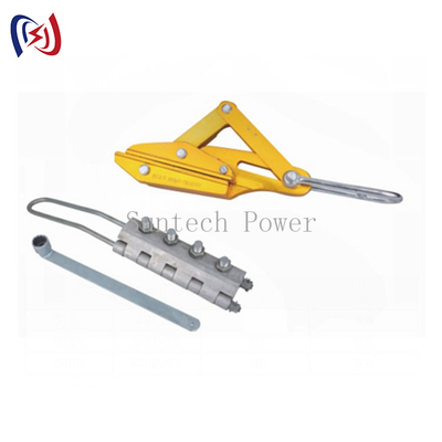 Jenis Baut Round Steel Wire Rope Gripper 10 Ton Alat Konstruksi Dasar
