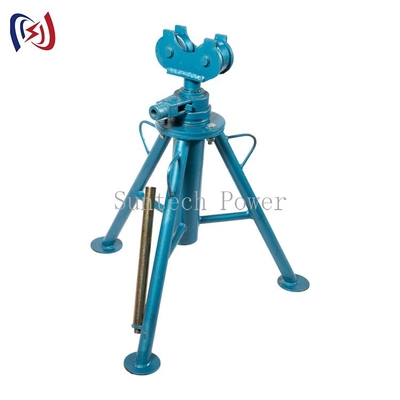 Alat Penarik Kabel Mekanis Adjustable 5T Cable Drum Jack Stand