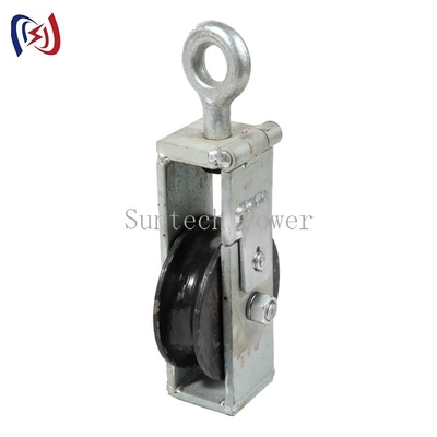 Kabel Pulley Roda Keheningan Rotasi Roda Traksi Blok Tunggal Pulley Tali