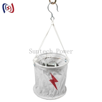 Merangkai Tas Alat Kanvas Silinder Kabel Udara