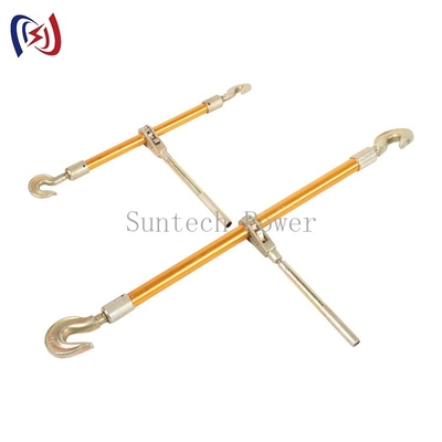 Aluminium Alloy Double Hook Light Weight Steel Turnbuckle Untuk Konstruksi Tenaga