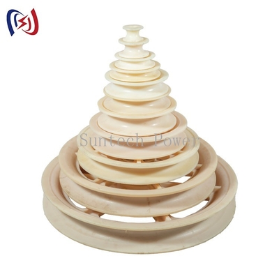 508 X100mm Saluran Transmisi Nylon Sheave Wheel Conductor Merangkai Blok Katrol